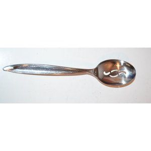 International Deluxe AMERICANA slotted Pierced Serving Spoon  8 1/2"  Stainless